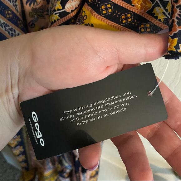 NWT Hint of Blush Asymmetrical Wrap Maxi Dress Size Small - Picture 14 of 16